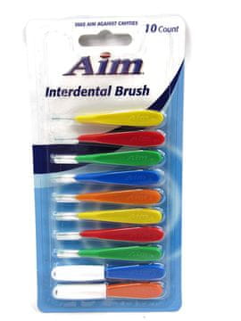 Set od 10 interdentalnih četkica, , učinkovito čišćenje između zuba, razne boje i veličine