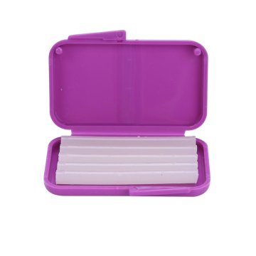 Set od 5 ortodontskih voštanih štapića, , za aparatić za zube, prozirni, netoksični, 15 g, okus grožđa