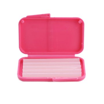Set od 5 ortodontskih voštanih štapića, , za aparatić za zube, prozirni, netoksični, 15 g, okus ruže