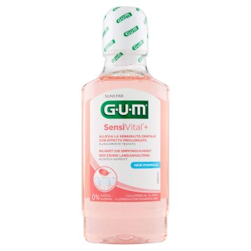 GUM Vodica za ispiranje usta, , SensiVital, Smanjuje osjetljivost zuba, 300 ml