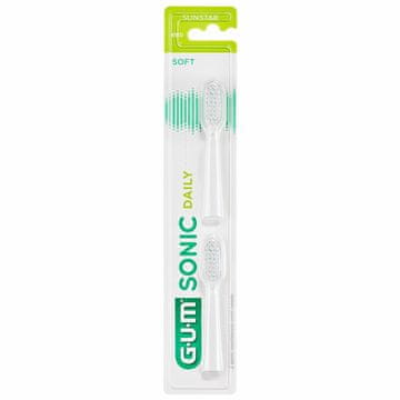 GUM Set od 2 punjenja, žvakaće e, Activital, Sonic Daily, boja bijela
