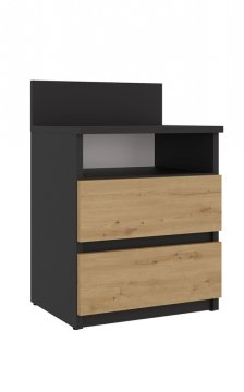 Malwa M1 ANTRACITNI ARTISAN noćni ormarić