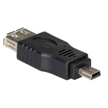 Akyga AK-AD-07 USB A 2.0 mini USB B adapter ženski na muški konektor