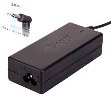 Akyga AK-ND-69 napajanje za prijenosno računalo HP 4,5 x 3,0 mm + pin 45W 1,2 m