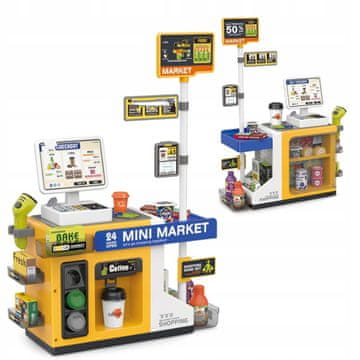 [PACZB] Supermarket Cafe 2 u 1 za djecu LED zvuk 46 kom Z3144