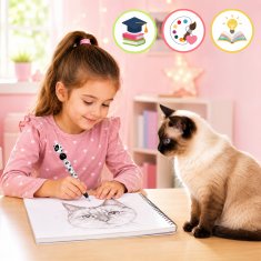 [PACZA] Kreativna olovka 9 olovaka s perlicama set od 62 dijela Z3480