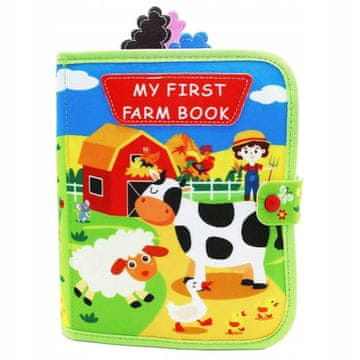 [PACZA] Montessori Farma Senzorna Knjiga Manipulativna Ploča Z3316