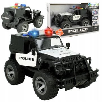 [PACZB][5] Policijski Jeep automobil s motorom, zvukom i LED svjetlima Z1104