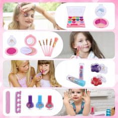 [PACZA][1] Set za slikanje šminke za djecu Kofer sirene + naljepnica X409L