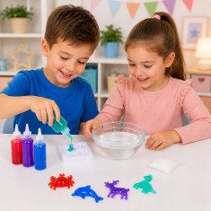 [PACZA] Kreativni set za djecu Čarobni vodeni gel + kalupi Z3421R