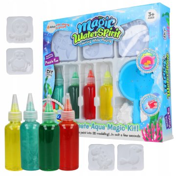 [PACZA] Kreativni set za djecu Čarobni vodeni gel + kalupi Z3422N