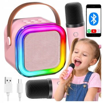 [PACZA] Karaoke set za djecu 2x mikrofon + BLUETOOTH zvučnik Z3345R