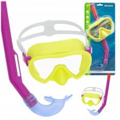 Bestway [PACZA][5] Dječji ronilački set Maska + Dihalica 24036 PINK K183R