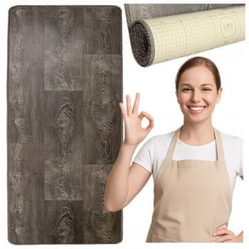 [5] Tepih za kućnu kuhinju PVC kuhinjski trkač 80x250cm Corina D6926