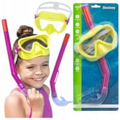 Bestway [PACZA][5] Dječji ronilački set Maska + Dihalica 24036 PINK K183R
