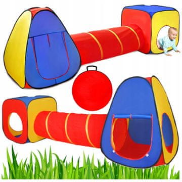 [5] IGLO ŠATOR S TUNELOM ZA DJECU 3u1 VRTNI U277