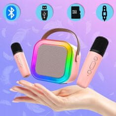 [PACZA] Karaoke set za djecu 2x mikrofon + BLUETOOTH zvučnik Z3345R