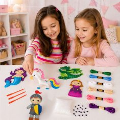 [PACZA] Set za šivanje filcom za djecu 27 dijelova Z3356