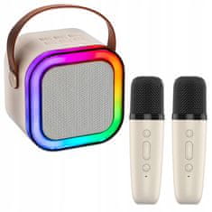 [PACZA] Karaoke set s zvučnikom, 2 mikrofona, BLUETOOTH, USB, SD, MINI JACK Z3345B