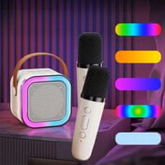 [PACZA] Karaoke set s zvučnikom, 2 mikrofona, BLUETOOTH, USB, SD, MINI JACK Z3345B
