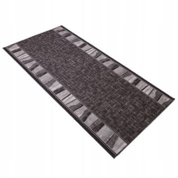 [5] ZORRO SIVI 100x130cm Protuklizni tepih D7528