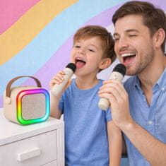 [PACZA] Karaoke set s zvučnikom, 2 mikrofona, BLUETOOTH, USB, SD, MINI JACK Z3345B