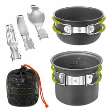 [PACZB] Set lonaca i pribora za jelo za turističku blagovaonicu Scout D1097