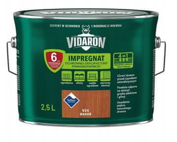 VIDARON ZAŠTITNA I DEKORATIVNA IMPREGNACIJA MAHAGONIJA V24 2,5L