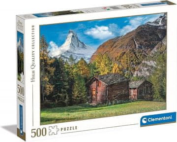 Slagalica od 500 dijelova. Šarmantni Matterhorn visoke kvalitete.