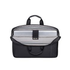 RivaCase 16" kožna torba za laptop, crna, 8940