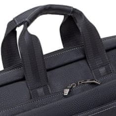RivaCase 16" kožna torba za laptop, crna, 8940