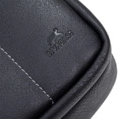 RivaCase 16" kožna torba za laptop, crna, 8940