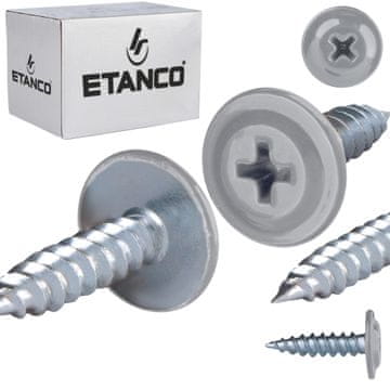 GM-S montažni konektori 4,2x16 mm RAL 9006