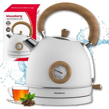 KLAUSBERG ELEKTRIČNI KUHALO ZA VODU 1,8 L S TERMOMETROM KB-9007 RETRO