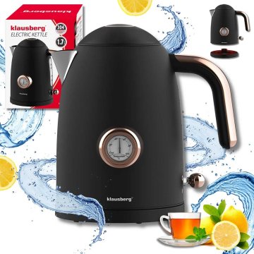 KLAUSBERG ELEKTRIČNI KUHALO ZA VODU 1,7 L S TERMOMETROM KB-9019