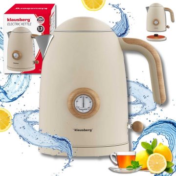 KLAUSBERG ELEKTRIČNI KUHALO ZA VODU 1,7 L S TERMOMETROM KB-9020