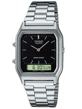 Casio UNISEX VINTAGE YOUTH SAT AQ-230A-1DMQYES + KUTIJU