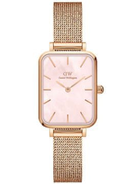 Daniel Wellington ŽENSKI SAT Quadro Pressed Melrose Pearl 20mm DW00100510 + KUTIJU (zw505o)
