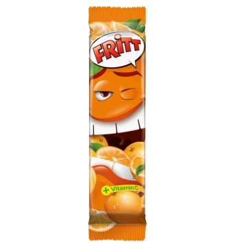 Fritt žvakaća guma s okusom naranče 70 g