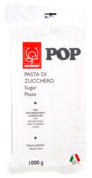 Modecor Pasta Di Zucchero 1kg Pop Bianco Candido -