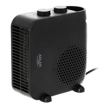 FOX CRNI VENTILATORSKI GRIJAČ 2000 W AD 7725B - DE-AD7725B