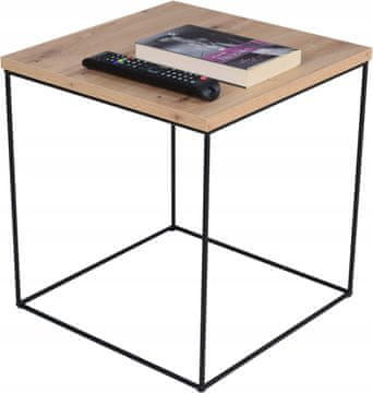 6K40 Crni hrast Artisan žičani stol