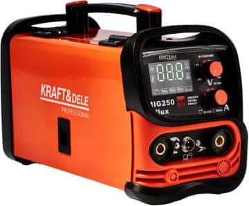 Kraft&Dele Aparat za zavarivanje 250A - FLUX / MIG / MMA / LIFT TIG KD1875