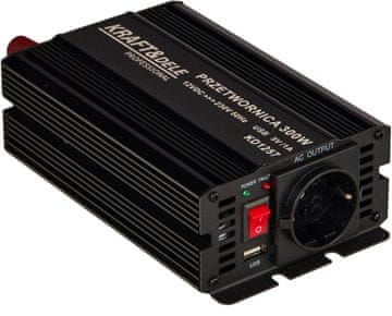 Kraft&Dele Pretvarač napona 12V na 230V 300/600W ČISTI SINUSNI VAL KD1257
