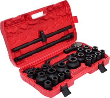 Kraft&Dele UDARNI NASADNI KLJUČOVI 3/4"" 26 KOMADA 12-KRAJNI KD11759