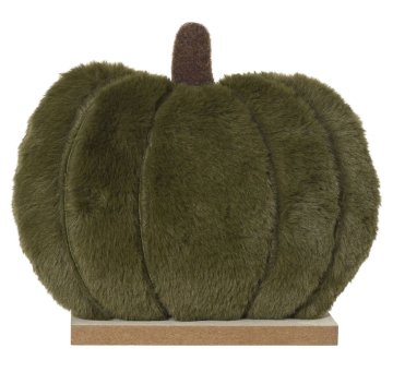 Kaemingk Jesenska bundeva za stol za Noć vještica, poliester, zelena, 21 cm, 1 kom.