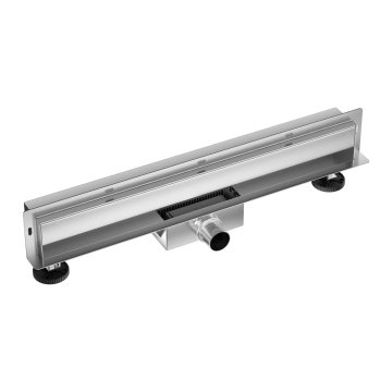 W-Drain NEXT 2u1 Linearni zidni odvod 70 cm dvostrani krom