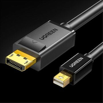 Northix Ugreen Mini DisplayPort na DisplayPort kabel, 1,5 m - crni