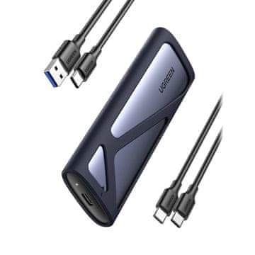 Northix UGREEN M.2 SATA/NVMe kućište za tvrdi disk - sivo