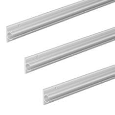 Northix Aluminijska ograda za šator 90° 120 x 2,5 cm samoljepljiva - set od 3 komada